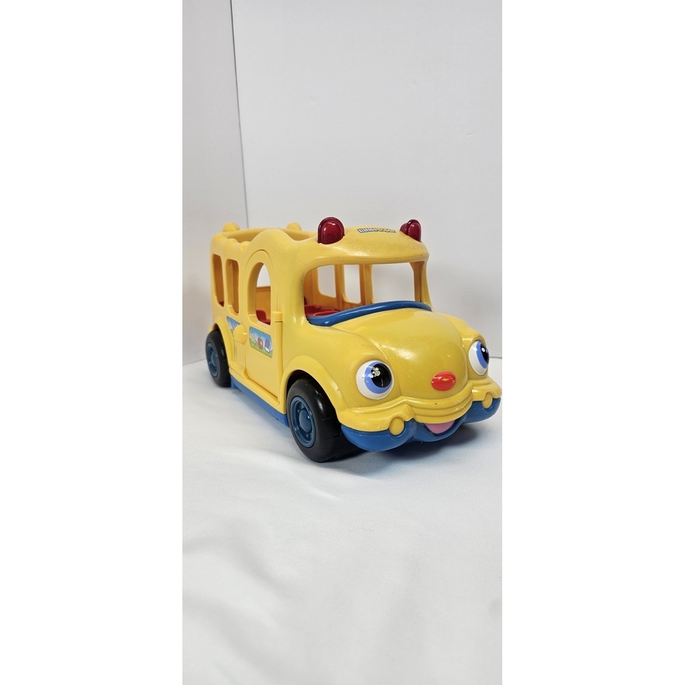 Fisher Price Little People School Bus 2005 Lights Sounds Tested Working BUS ONLY